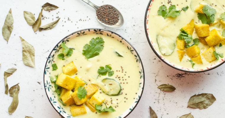 Curry svuota-frigo con latte di cocco, verdure e tofu croccante {vegan + senza glutine}