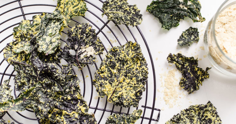 Dehydrated kale chips 4 ways {vegan + gluten free}