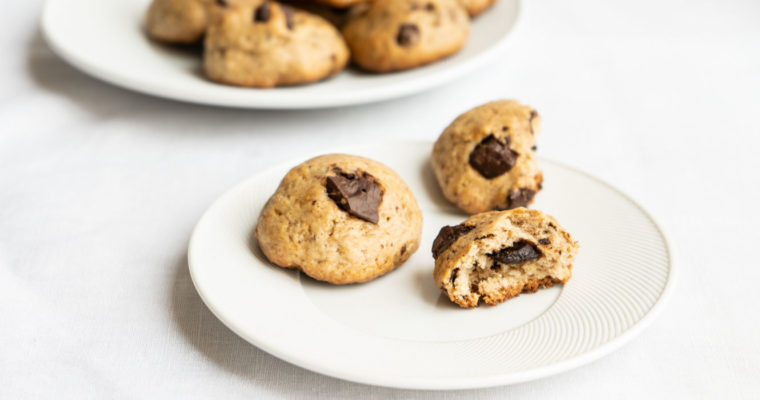Soft chocolate chip cookies {vegan}