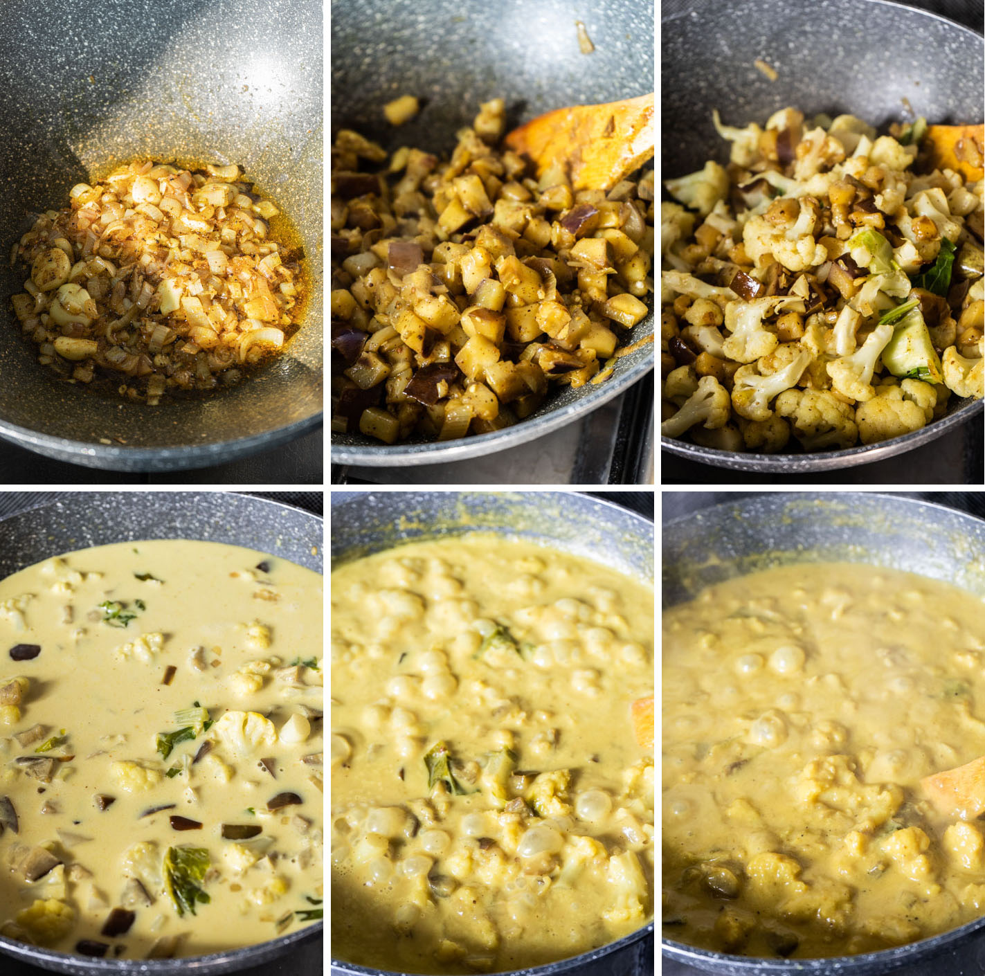 Cauliflower & eggplant curry {vegan + gluten free} - Marta's Plants